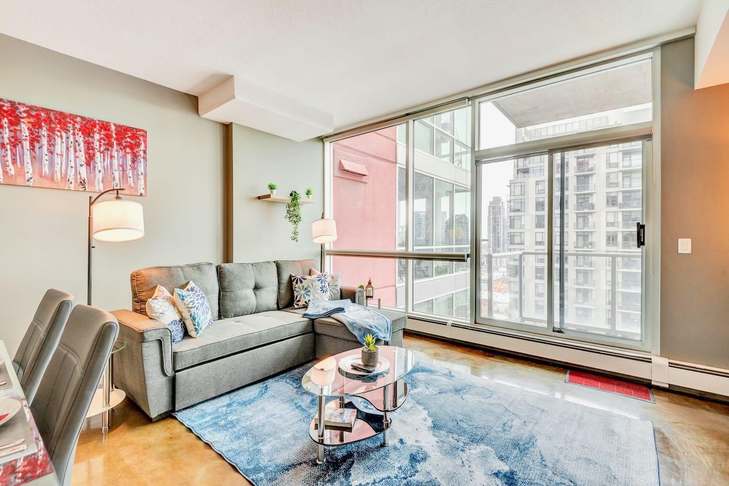 Modern 2Br Condo - King Bed - Downtown City Views YYC Eksteriør bilde